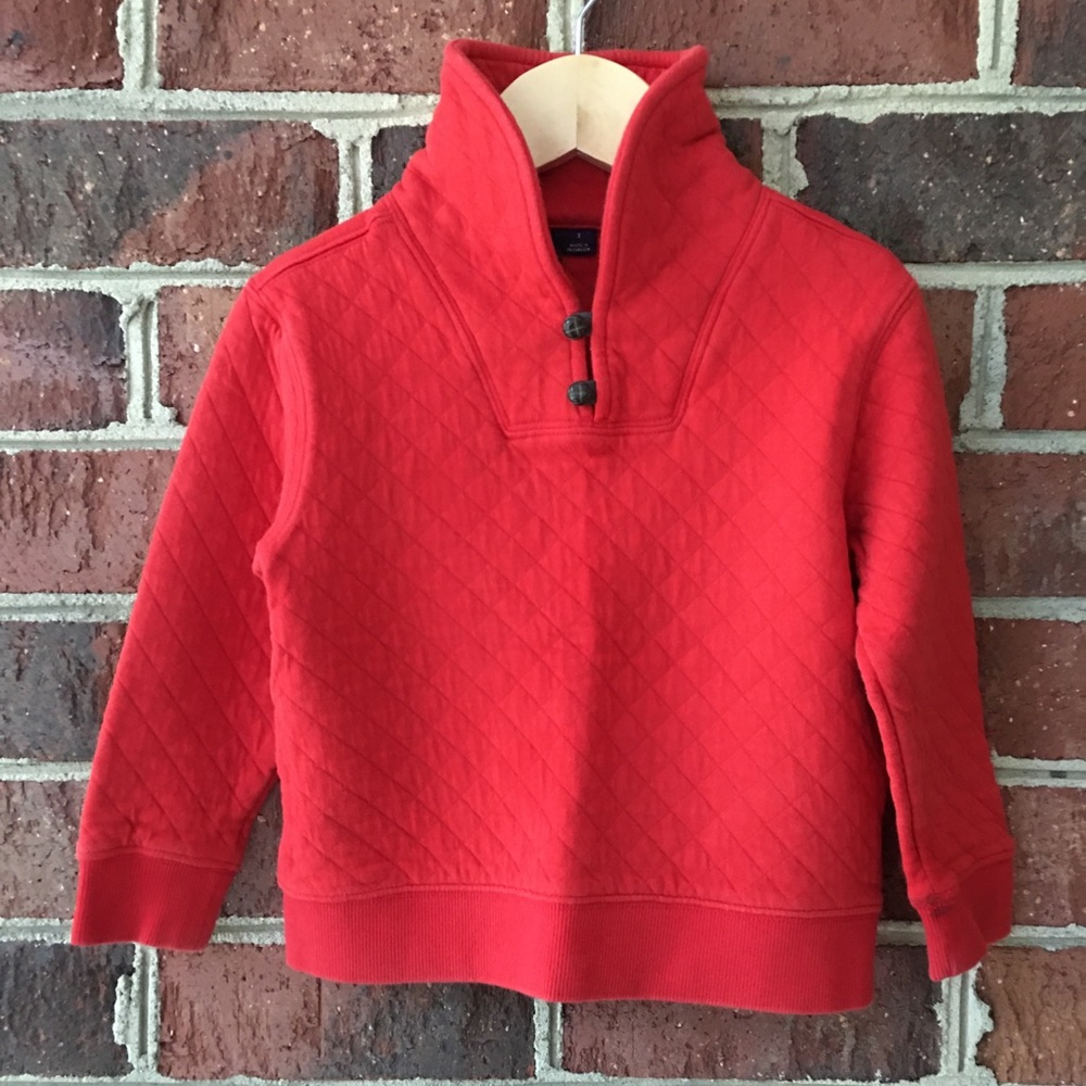 Janie & Jack Quilted Pullover Sweater Sweatshirt